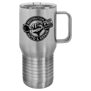 20 oz. Polar Camel Vacuum Insulated Travel Mug with Handle & Clear Slider Lid-Polar Camel-Schoppy&