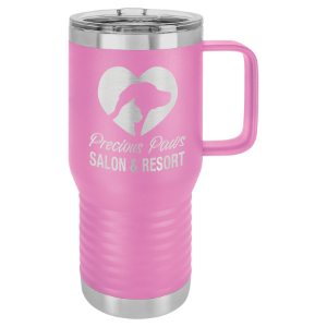 20 oz. Polar Camel Vacuum Insulated Travel Mug with Handle & Clear Slider Lid-Polar Camel-Schoppy&