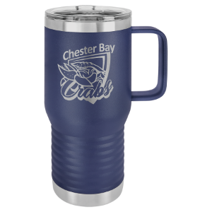 20 oz. Polar Camel Vacuum Insulated Travel Mug with Handle & Clear Slider Lid-Polar Camel-Schoppy&