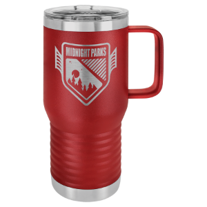 20 oz. Polar Camel Vacuum Insulated Travel Mug with Handle & Clear Slider Lid-Polar Camel-Schoppy&