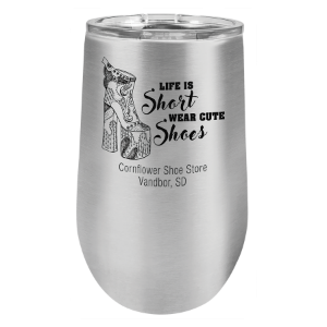 16 oz. Polar Camel Vacuum Insulated Stemless Tumbler Mug with Clear Lid-Polar Camel-Schoppy&