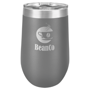16 oz. Polar Camel Vacuum Insulated Stemless Tumbler Mug with Clear Lid-Polar Camel-Schoppy&