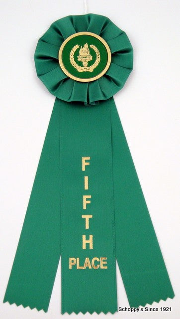Single Large Rosette Ribbons - First thru Sixth, Honorable Mention, Best of Show-Ribbon-Schoppy&