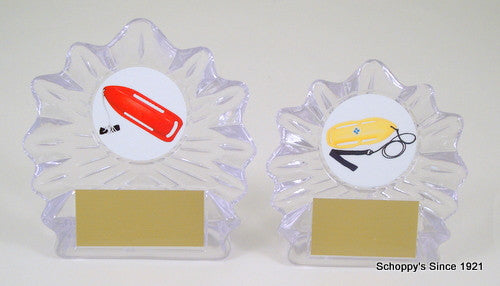 Lifeguard Logo Small Shell Trophy-Trophies-Schoppy&