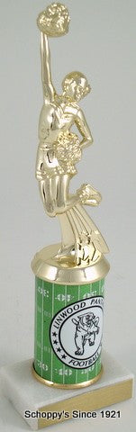 Cheer Trophy with Custom Round Column-Trophies-Schoppy&