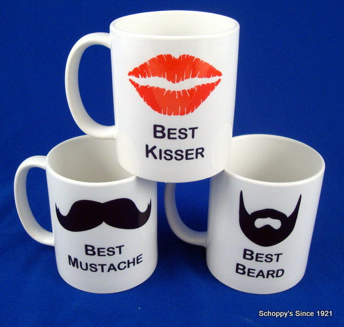 Mustache Mug with Custom Message-Mug-Schoppy&