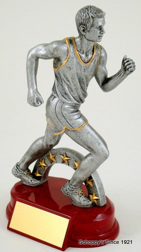 Male Runner Resin Trophy-Trophies-Schoppy&