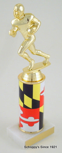Maryland Football Original Metal Roll Column-Trophies-Schoppy&