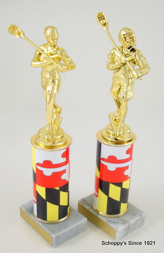 Maryland Lacrosse Original Metal Roll Column-Trophies-Schoppy&