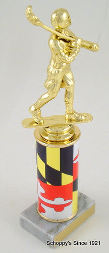 Maryland Lacrosse Original Metal Roll Column-Trophies-Schoppy&