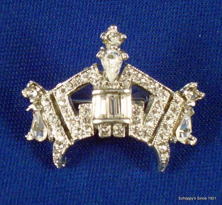 Premium Rhinestone Crown Pin - Medium - Schoppy's Since 1921