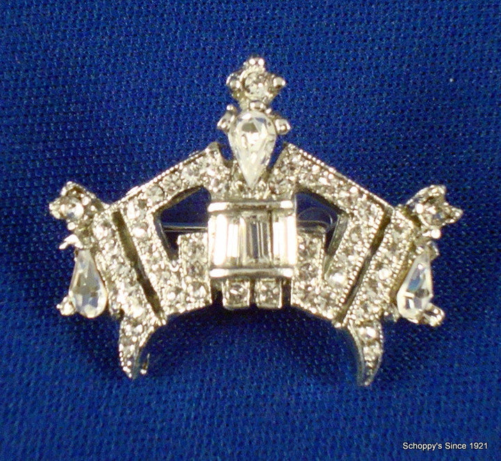 Premium Rhinestone Crown Pin - Medium - Schoppy's Since 1921