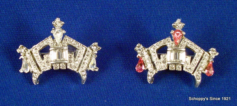 Premium Rhinestone Crown Pin - Medium - Schoppy's Since 1921