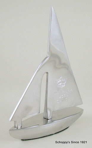 Handmade Metal Sailboat Award-Trophies-Schoppy&