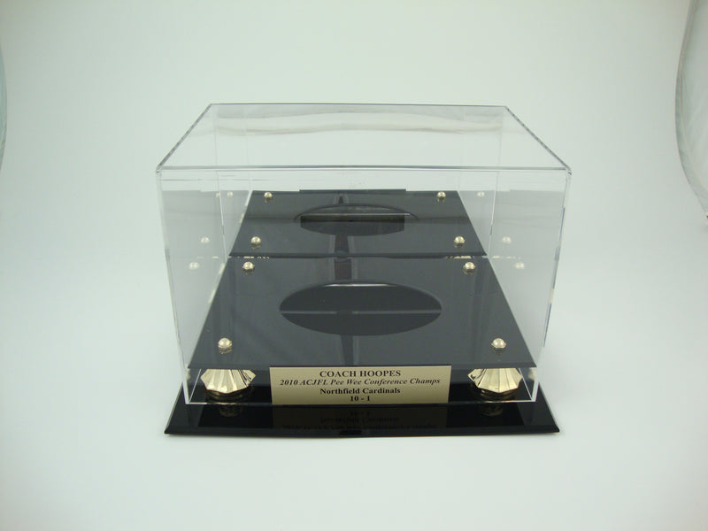 Mirrored Football Display Case-Display Case-Schoppy&