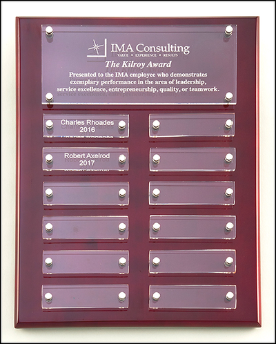 Rosewood High Gloss Perpetual Plaque P5340-Plaque-Schoppy's Since 1921