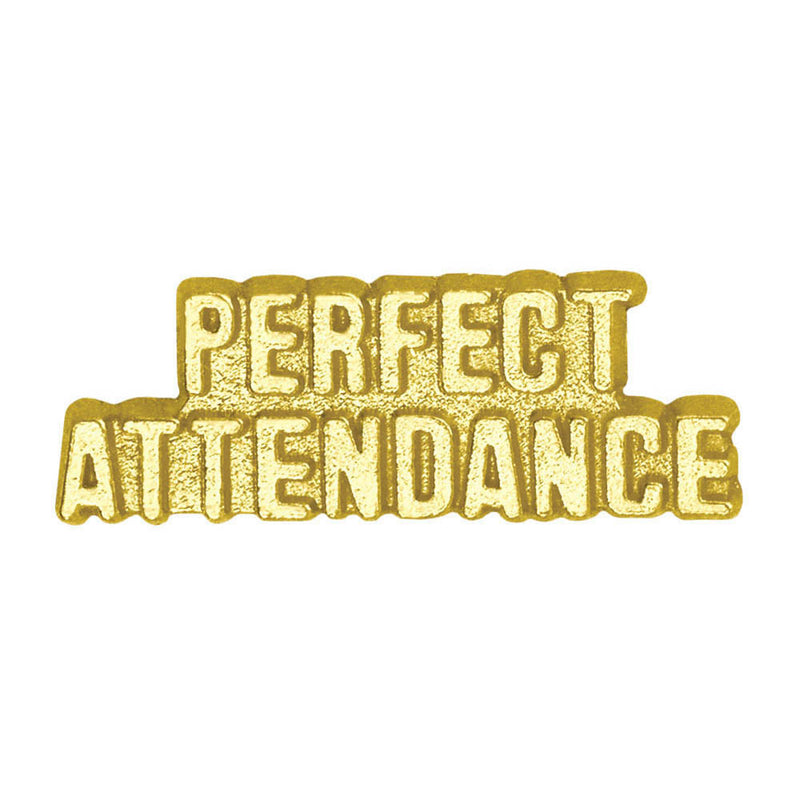 Perfect Attendance Chenille Pin-Pin-Schoppy&