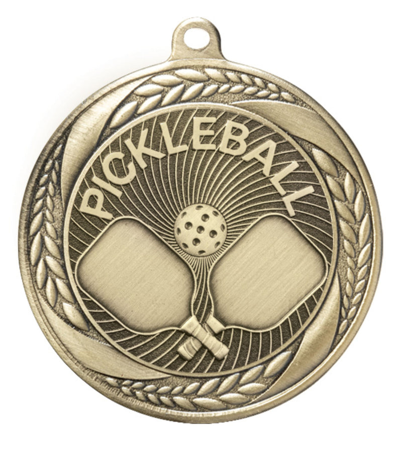 Pickleball Medal with Laurel Wreath