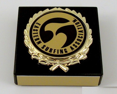 Surf Logo Black Marble Paperweight-Paperweight-Schoppy's Since 1921