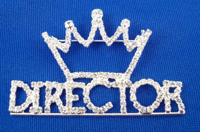 Rhinestone Director Pin-Jewelry-Schoppy's Since 1921