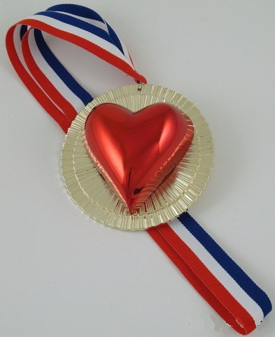 Heart Neck Ribbon-Medals-Schoppy's Since 1921