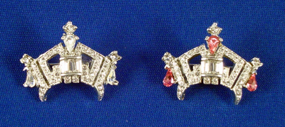 Medium Crown Charm Necklace - Pink-Jewelry-Schoppy's Since 1921