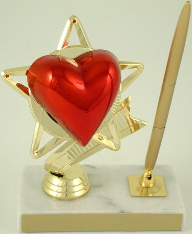 Heart Marble Penset-Pen-Schoppy's Since 1921