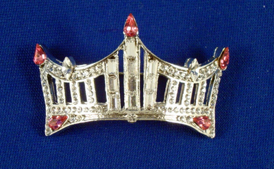 Rhinestone Crown Pin: An Instant Pageant Classic - Pink-Pageant-Schoppy's Since 1921