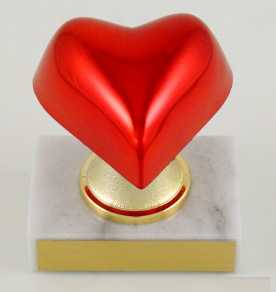 Heart on Stem Riser Trophy-Trophies-Schoppy's Since 1921