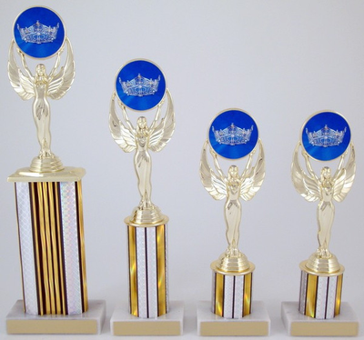 Achievement Trophy Set with Full Color Crown-Trophy-Schoppy's Since 1921