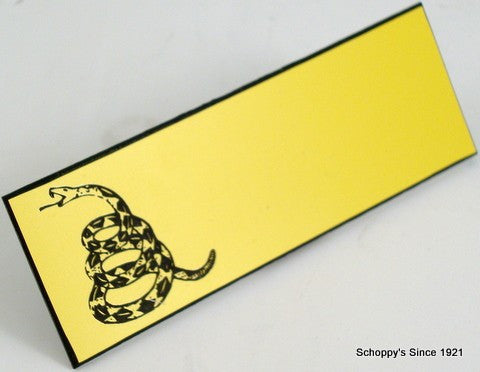 Political Themed Laser Name Badge-Name Tag-Schoppy&