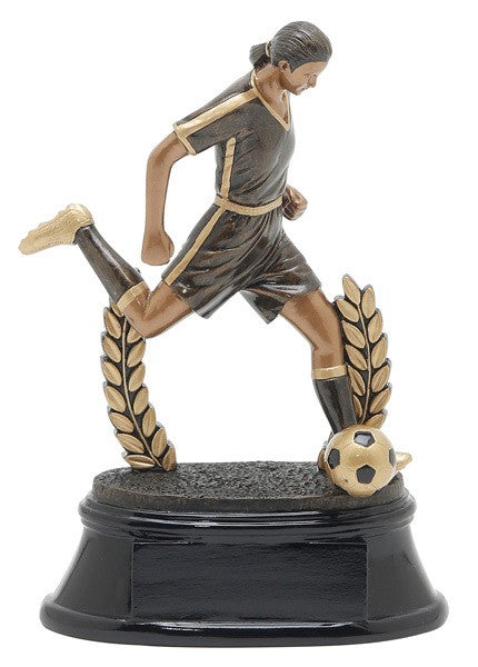 Soccer Power Resin Trophy - Female-Trophies-Schoppy&