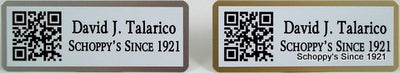 QR Code Name Badge-Name Tag-Schoppy's Since 1921