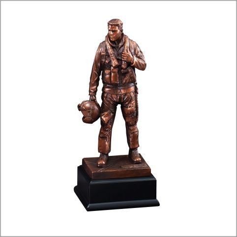 American Hero Series Air Force Resin-Trophy-Schoppy&