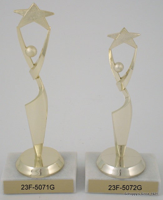 Reach for the Stars Trophy on Marble Base-Trophies-Schoppy&