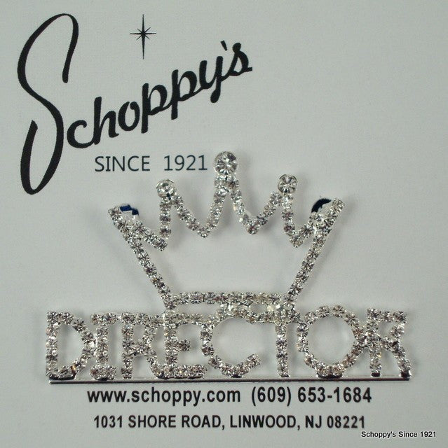 Rhinestone Director Pin-Jewelry-Schoppy&