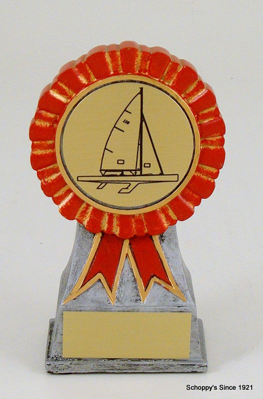 Sail Boat Logo Resin Ribbon-Trophy-Schoppy&