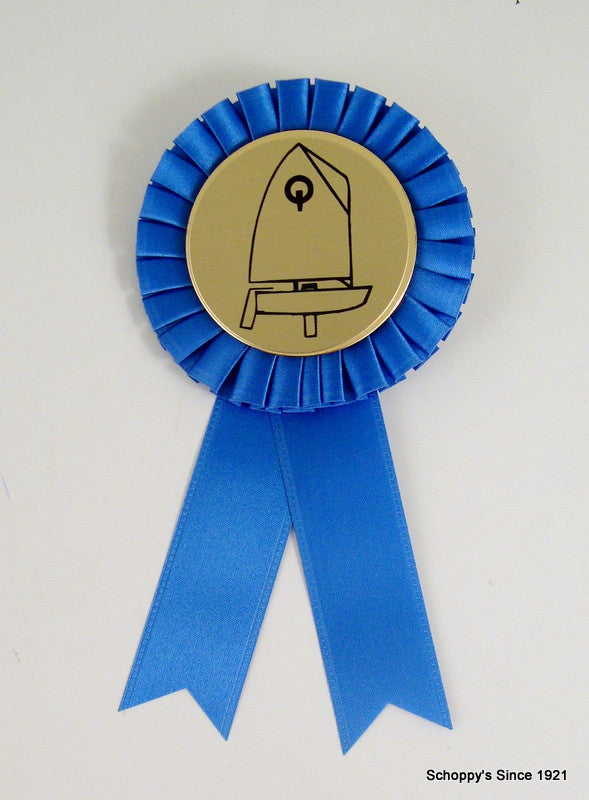 Sail Boat Logo Rosette Ribbon-Medals-Schoppy&