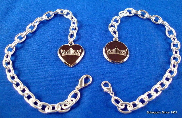 Silver Crown Logo Bracelet-Jewelry-Schoppy&
