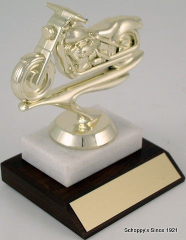 Softail Motorcycle on Marble Base-Trophies-Schoppy&