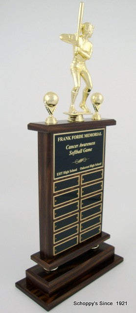 Softball Perpetual Trophy SPT-Softball-Trophies-Schoppy&