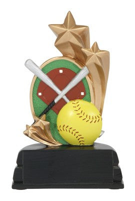 Softball Star Resin-Trophies-Schoppy's Since 1921