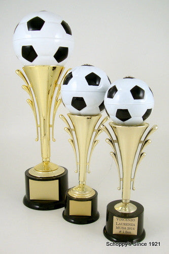 Medium Spinning Soccer Ball-Trophies-Schoppy&