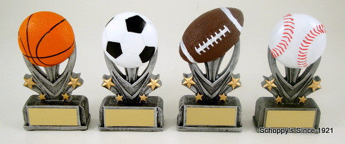 Soccer Sport Star Resin Trophy-Trophies-Schoppy&