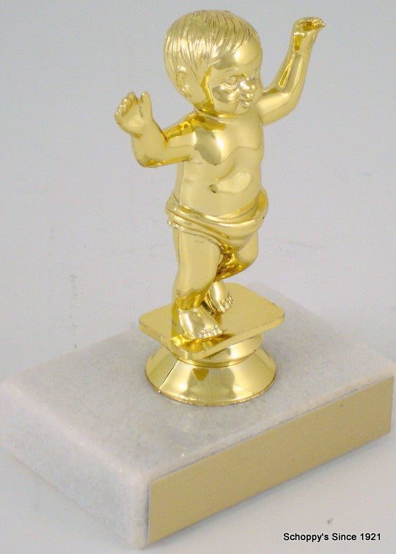 Stand up Baby on Marble Base-Trophies-Schoppy&