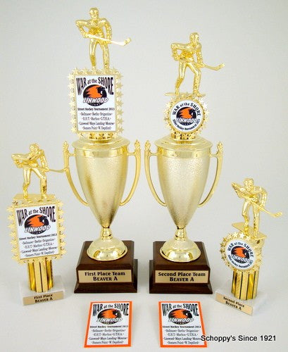 Street Hockey Second Place Team Trophy-Trophies-Schoppy&
