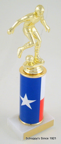 Texas Soccer Original Metal Roll Column-Trophies-Schoppy&