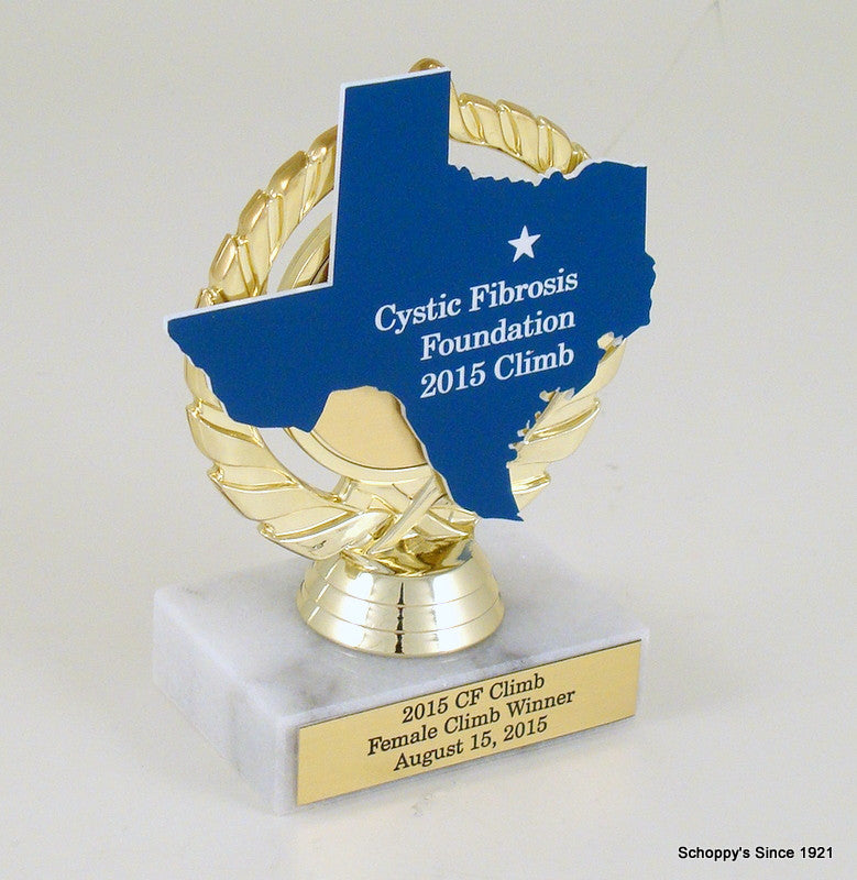 Texas State Cutout Trophy-Trophies-Schoppy&