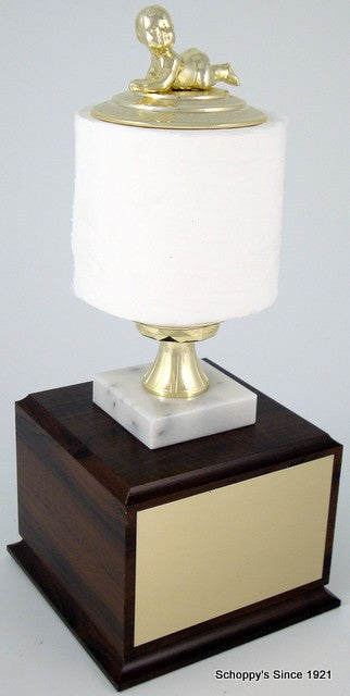 Toilet Paper Roll Perpetual Trophy - Baby-Trophies-Schoppy&