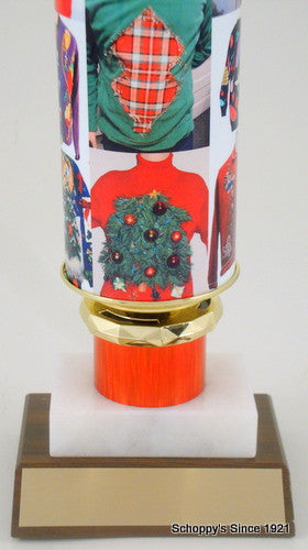 Holiday Ugly Sweater Spinner Trophy-Trophies-Schoppy&